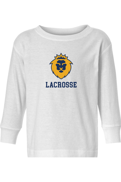 Warner University Womens Lacrosse Toddler Long Sleeve T-Shirt Signature Lacrosse