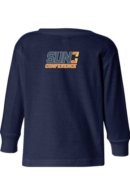 Warner University Womens Lacrosse Toddler Long Sleeve T-Shirt Signature Lacrosse