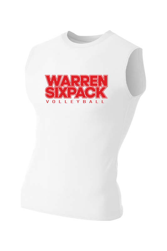 Warren SixPack A4 Compression Muscle Tee Signature Lacrosse