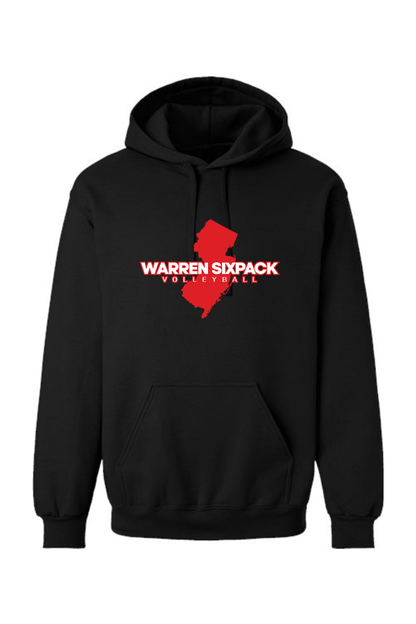 Warren SixPack Gildan Hammer Maxweight Hooded Sweatshirt Signature Lacrosse