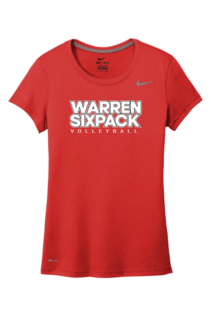 Warren SixPack Nike Ladies Team rLegend Tee Signature Lacrosse