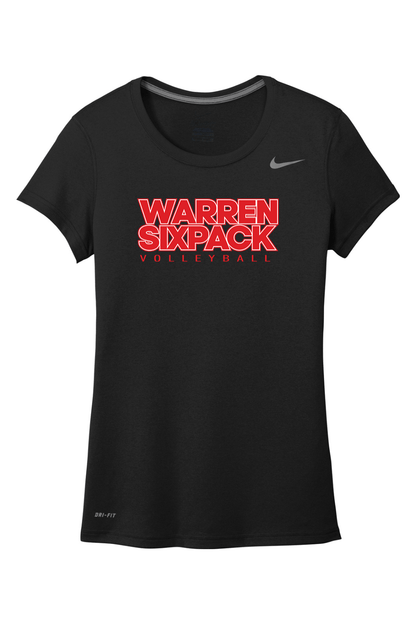 Warren SixPack Nike Ladies Team rLegend Tee Signature Lacrosse