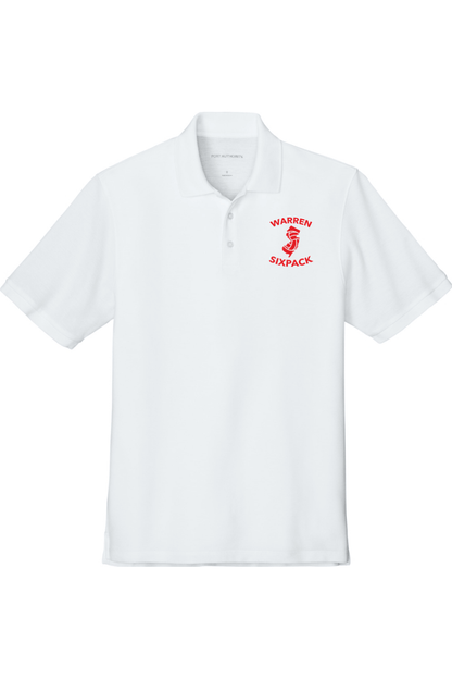 Warren SixPack Port Authority Wearever Signature Pique Polo Signature Lacrosse