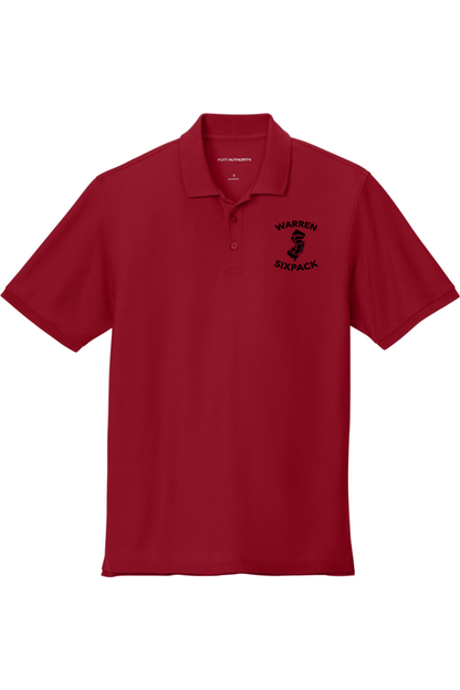 Warren SixPack Port Authority Wearever Signature Pique Polo Signature Lacrosse