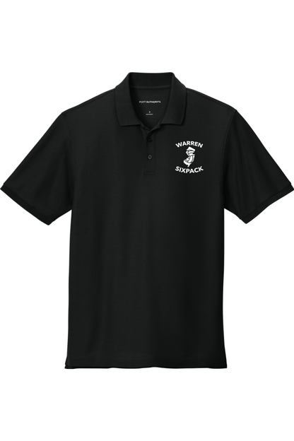 Warren SixPack Port Authority Wearever Signature Pique Polo Signature Lacrosse