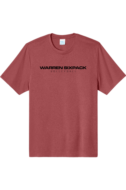 Warren SixPack Port & Company Heather Performance Tee Signature Lacrosse