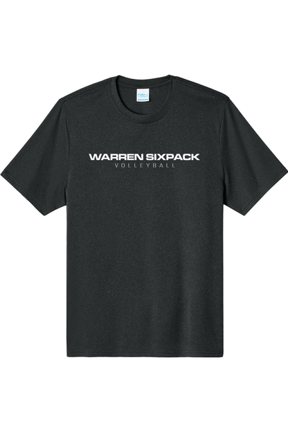 Warren SixPack Port & Company Heather Performance Tee Signature Lacrosse