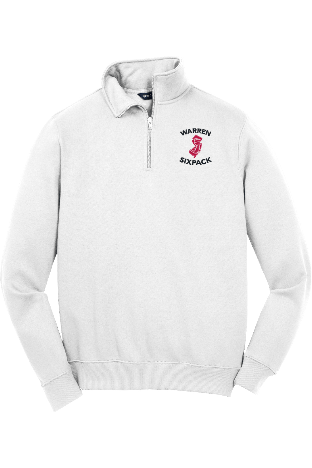 Warren Sixpack Volleyball Adult Embroidered Quarter-Zip Pullover Signature Lacrosse