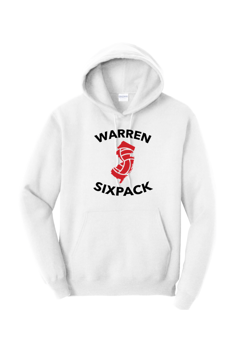 Warren Sixpack Volleyball Adult Heavyweight Hoodie Signature Lacrosse