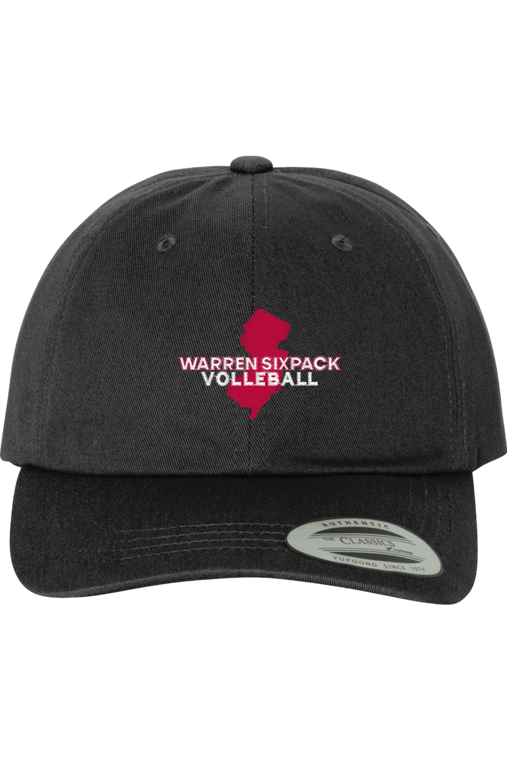 Warren Sixpack Volleyball Embroidered Dad Hat Signature Lacrosse