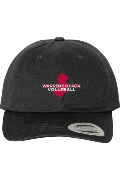 Warren Sixpack Volleyball Embroidered Dad Hat Signature Lacrosse