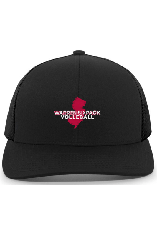 Warren Sixpack Volleyball Embroidered Trucker Hat Signature Lacrosse