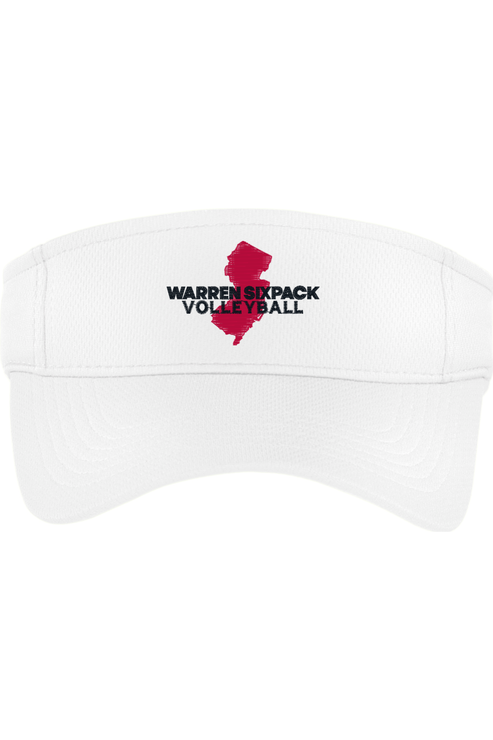 Warren Sixpack Volleyball Embroidered Visor Signature Lacrosse