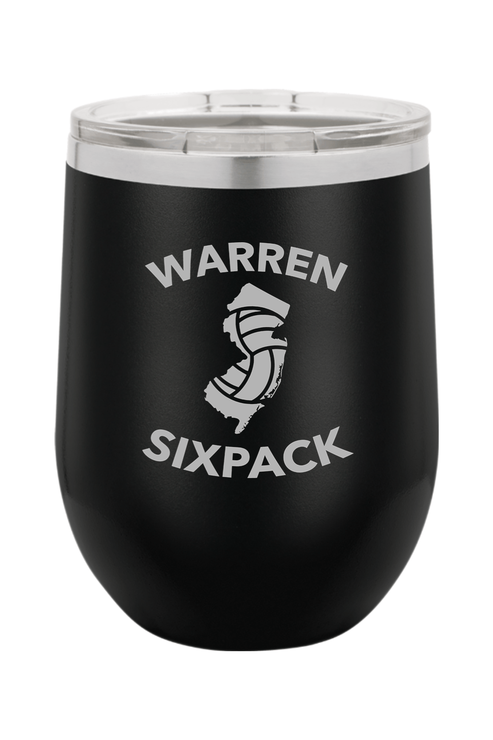 Warren Sixpack Volleyball Insulated Wine Tumbler Signature Lacrosse
