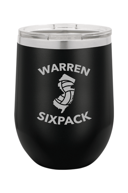 Warren Sixpack Volleyball Insulated Wine Tumbler Signature Lacrosse