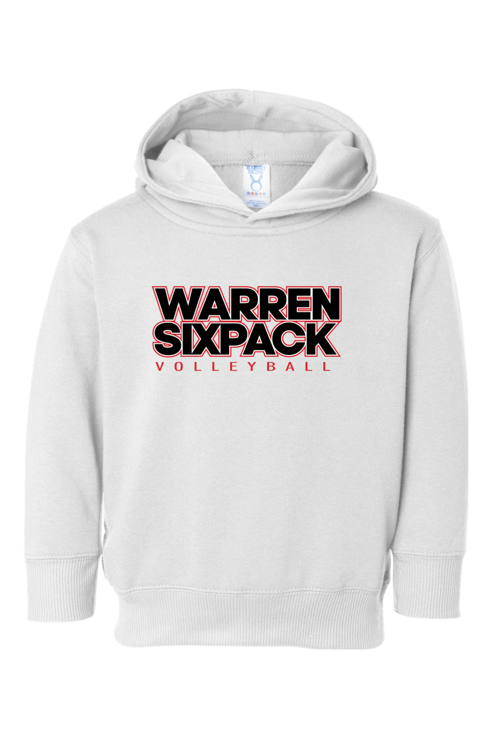 Warren Sixpack Volleyball Toddler Fleece Hoodie Signature Lacrosse
