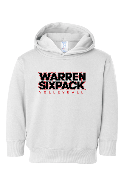 Warren Sixpack Volleyball Toddler Fleece Hoodie Signature Lacrosse