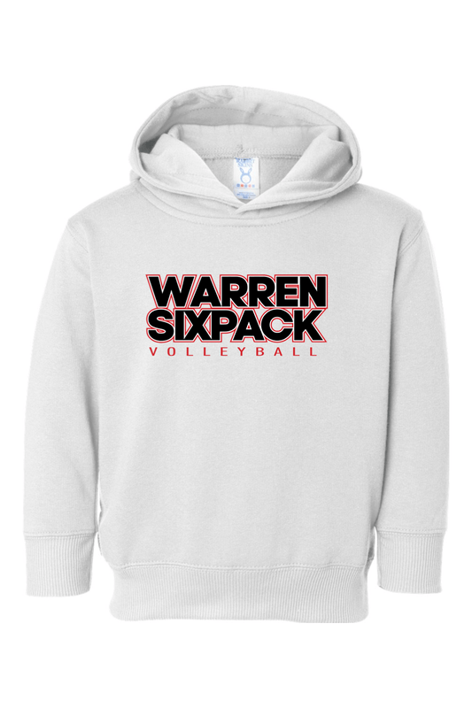 Warren Sixpack Volleyball Toddler Fleece Hoodie Signature Lacrosse