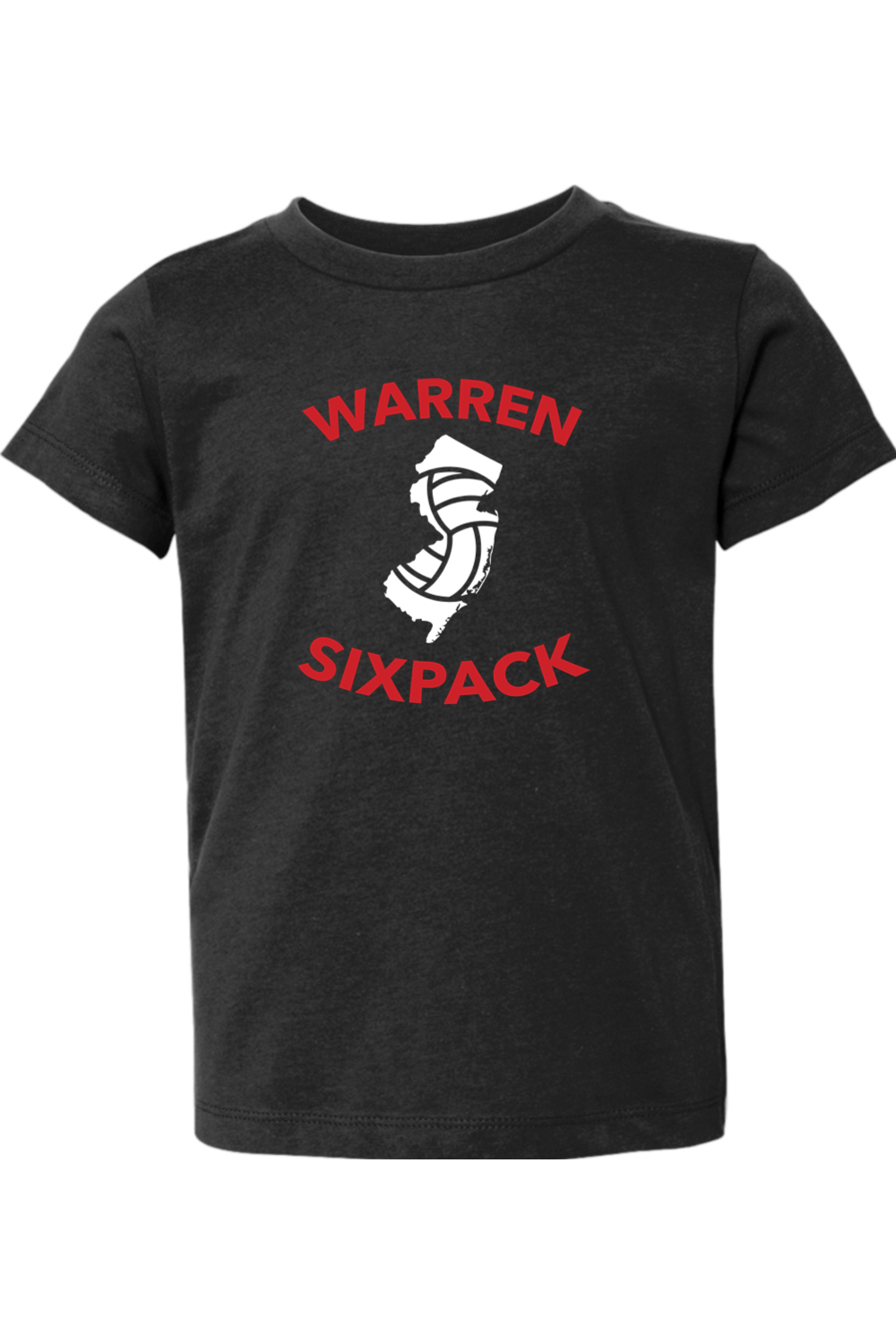 Warren Sixpack Volleyball Toddler T-Shirt Signature Lacrosse