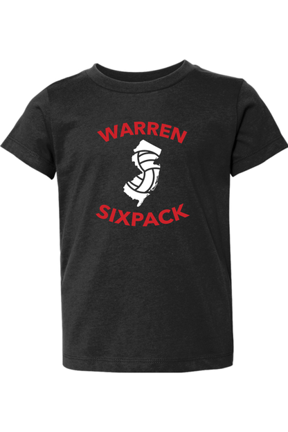 Warren Sixpack Volleyball Toddler T-Shirt Signature Lacrosse