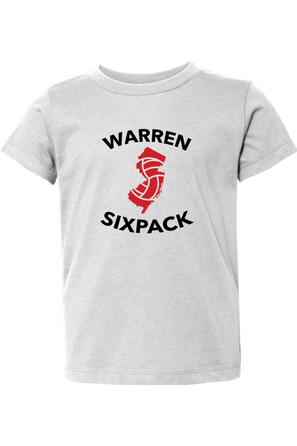 Warren Sixpack Volleyball Toddler T-Shirt Signature Lacrosse