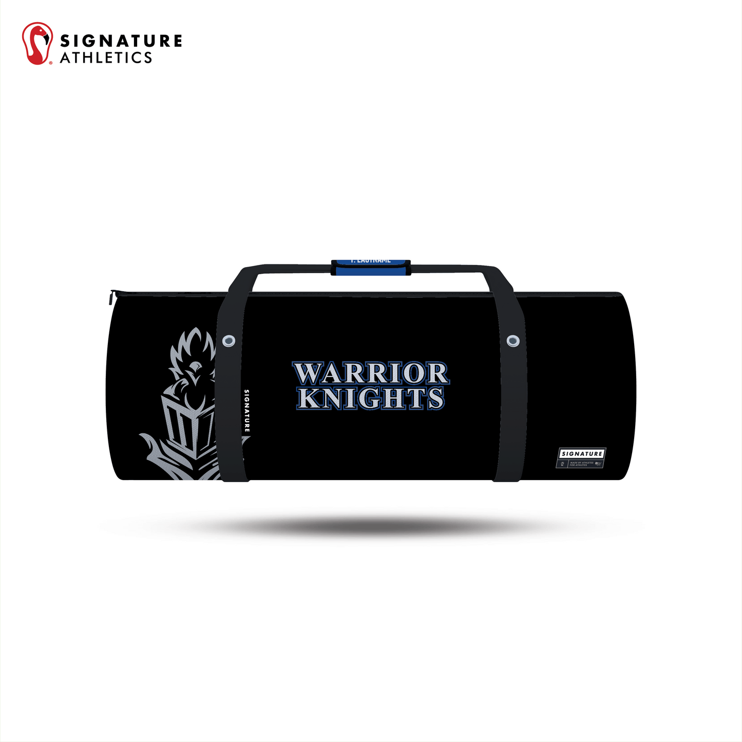 Warrior Knights Lacrosse Customizable Large Equipment Duffel Bag Signature Lacrosse