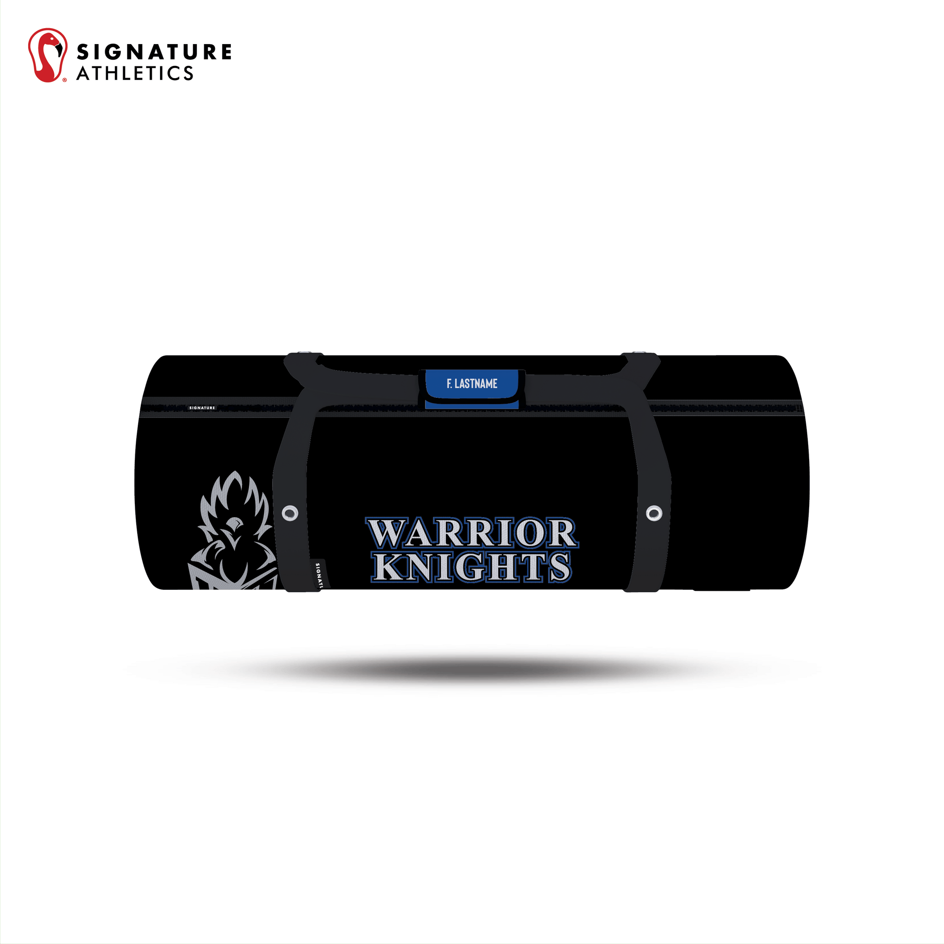 Warrior Knights Lacrosse Customizable Large Equipment Duffel Bag Signature Lacrosse
