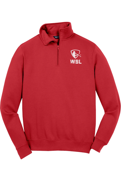Wasatch Baseball Adult Embroidered Quarter-Zip Pullover Signature Lacrosse
