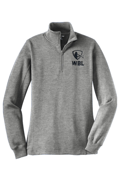 Wasatch Baseball Adult Women's Embroidered Quarter-Zip Pullover Signature Lacrosse