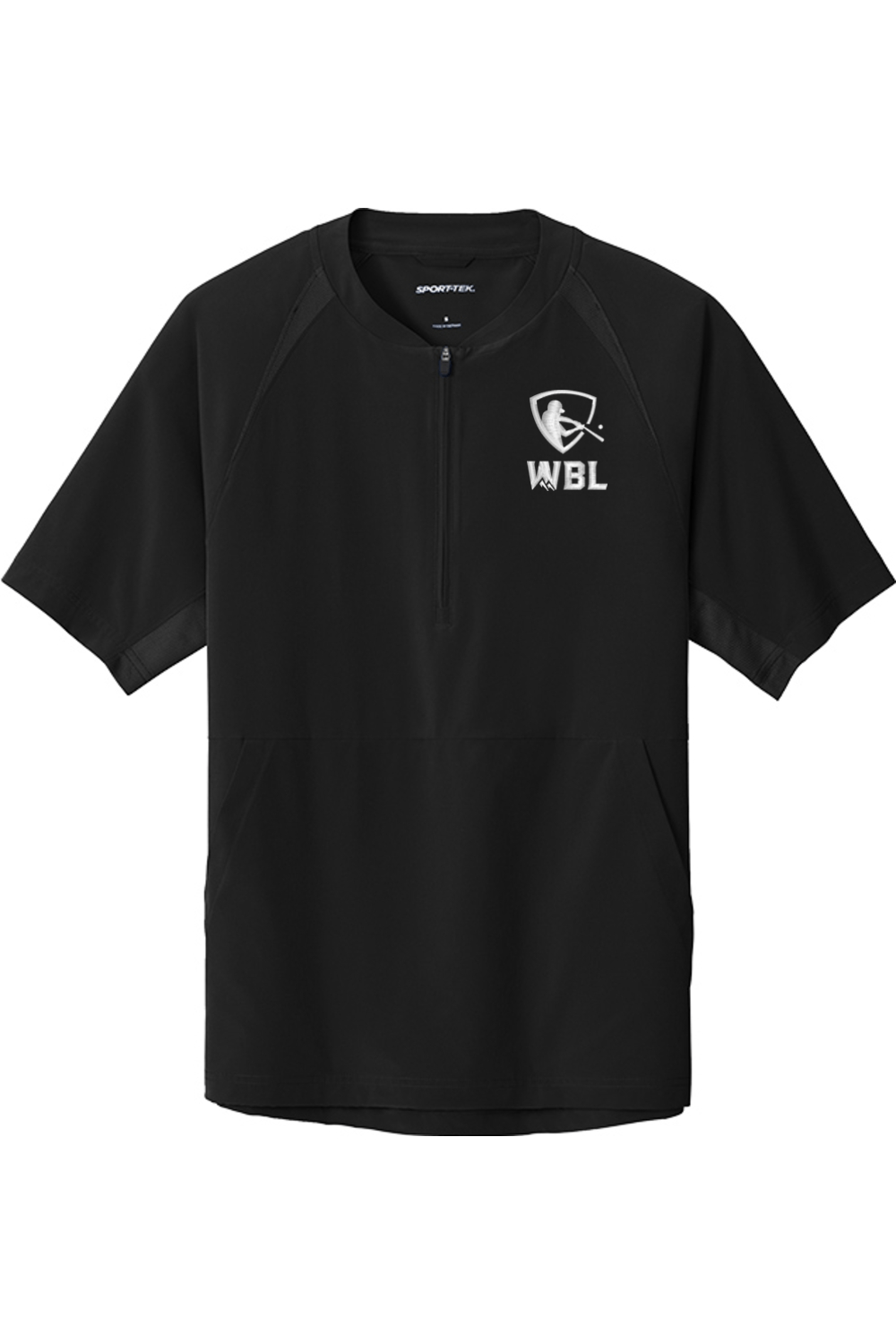 Wasatch Baseball Repeat 1/2-Zip Short Sleeve Jacket Signature Lacrosse