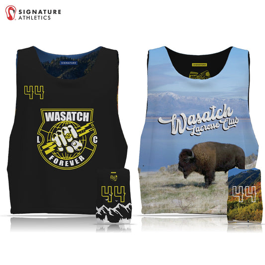 Wasatch Lacrosse Men's Reversible Game Pinnie: 2025-3031 #100-150 Signature Lacrosse
