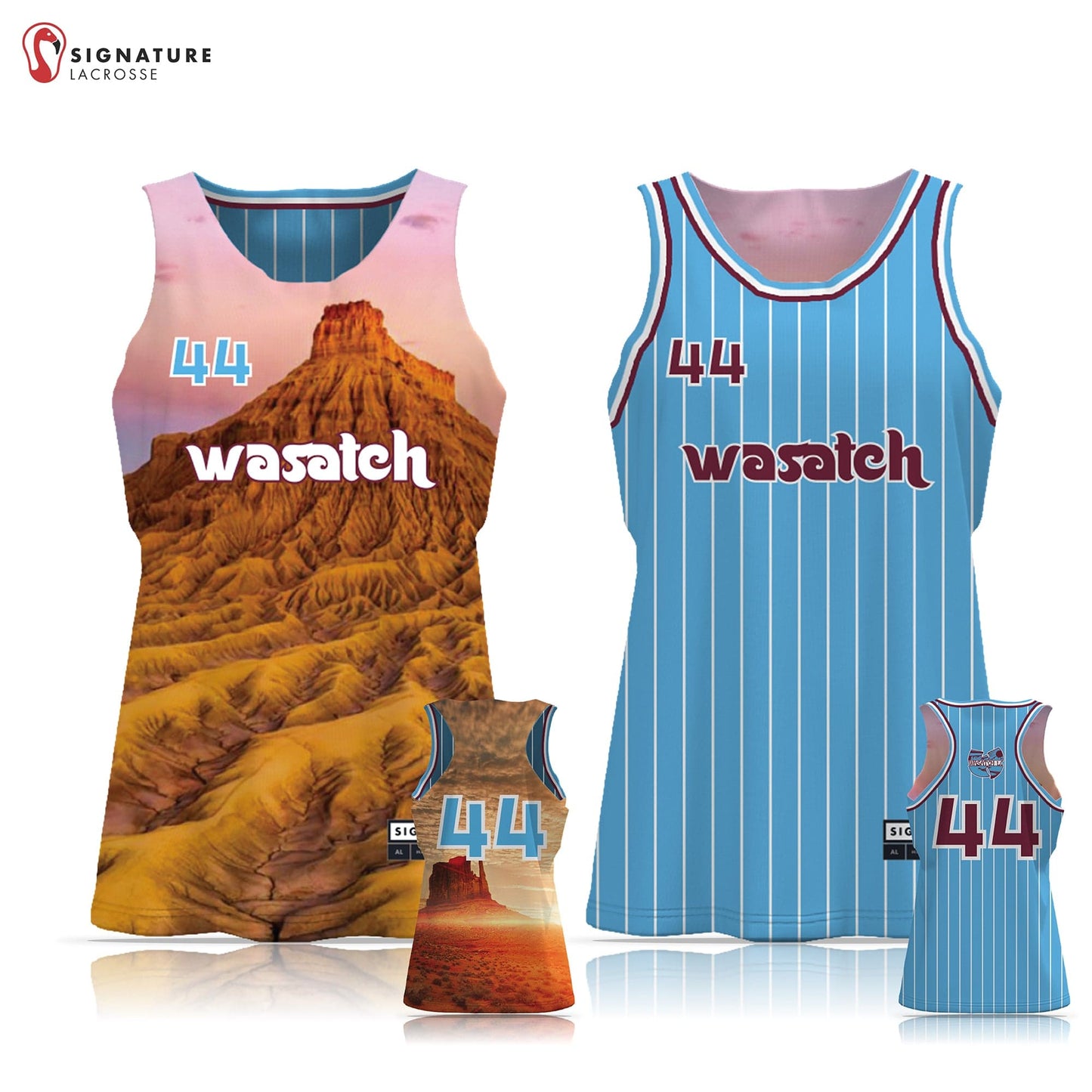 Wasatch Lacrosse  Women's Performance Game Reversible:Girls '22/'23 Signature Lacrosse