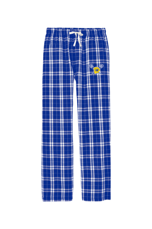 Wayzata Lacrosse Adult Men's Flannel Plaid Pants Signature Lacrosse