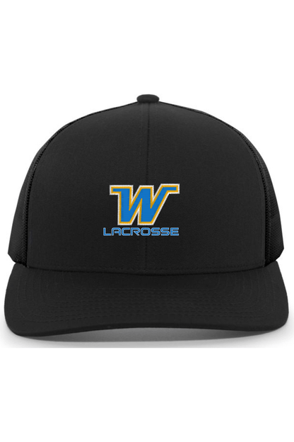 Wayzata Lacrosse Embroidered Trucker Hat Signature Lacrosse