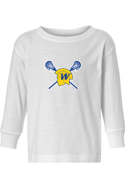 Wayzata Lacrosse Toddler Long Sleeve T-Shirt Signature Lacrosse