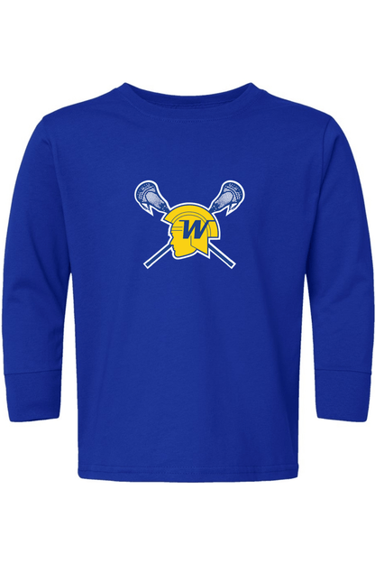 Wayzata Lacrosse Toddler Long Sleeve T-Shirt Signature Lacrosse