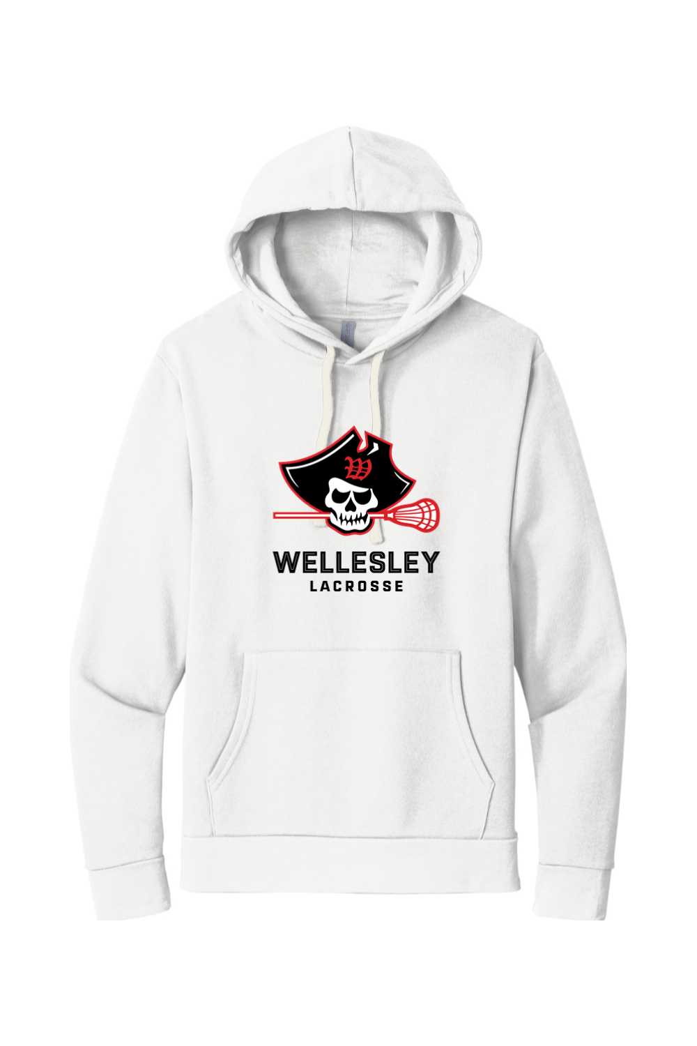 Wellesley Lacrosse Adult Premium Lightweight Hoodie Signature Lacrosse