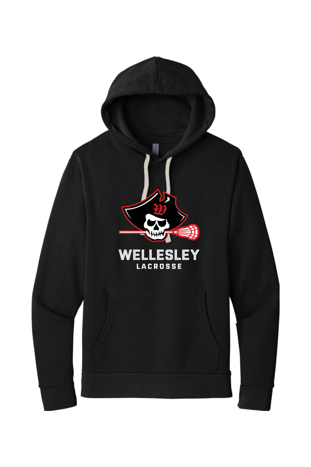 Wellesley Lacrosse Adult Premium Lightweight Hoodie Signature Lacrosse