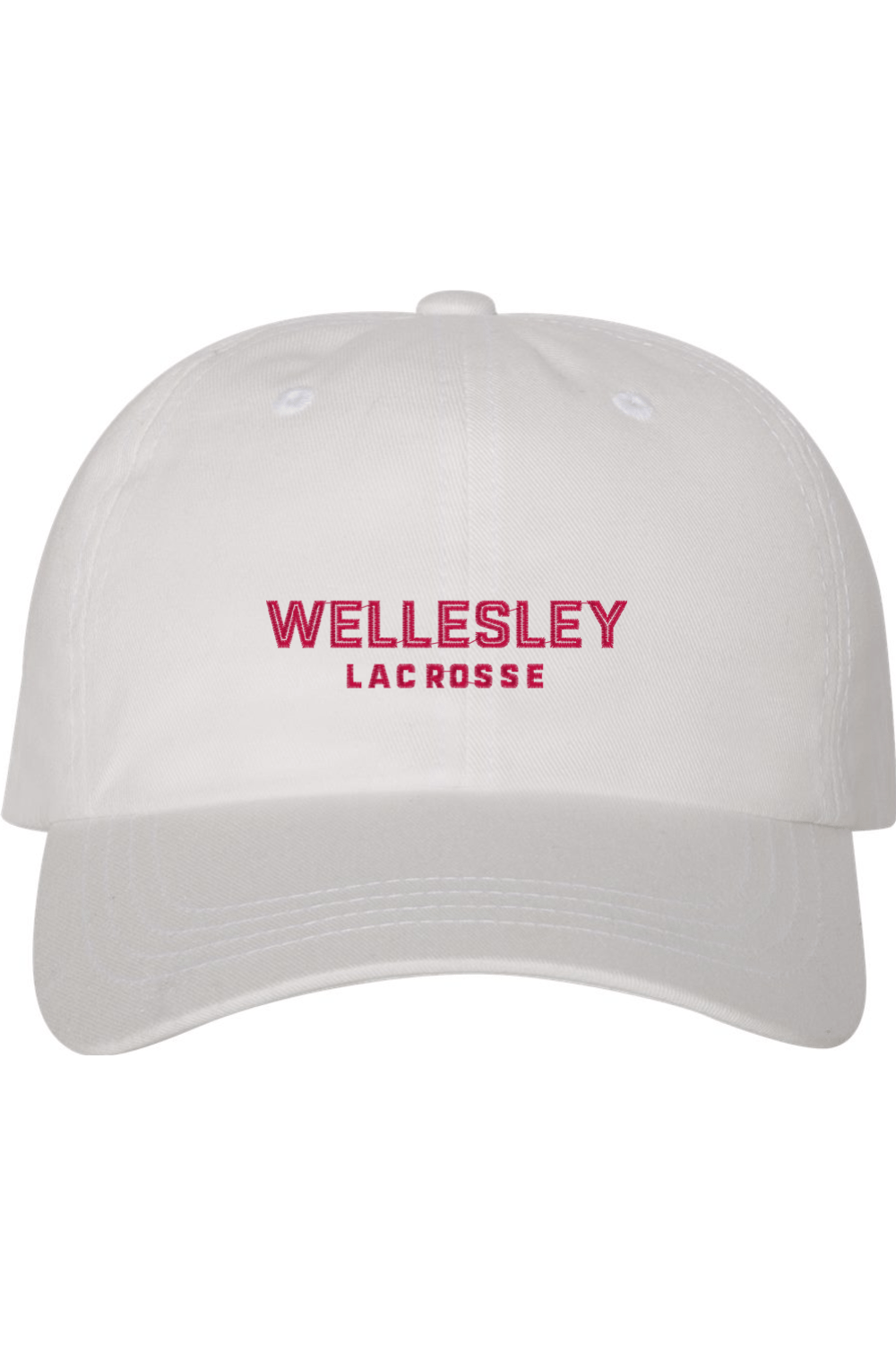 Wellesley Lacrosse Embroidered Dad Hat Signature Lacrosse