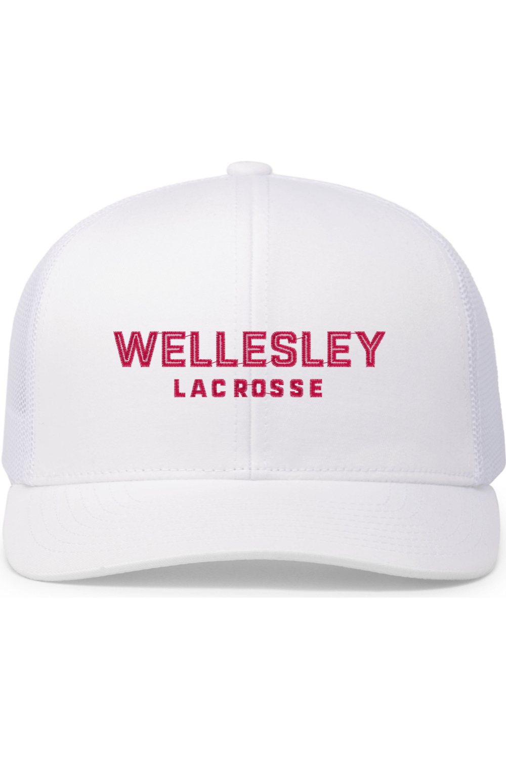 Wellesley Lacrosse Embroidered Trucker Hat Signature Lacrosse