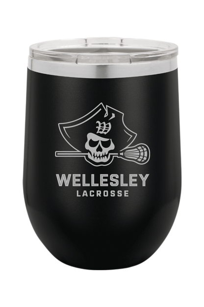 Wellesley Lacrosse Insulated Wine Tumbler Signature Lacrosse