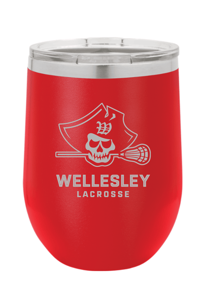 Wellesley Lacrosse Insulated Wine Tumbler Signature Lacrosse