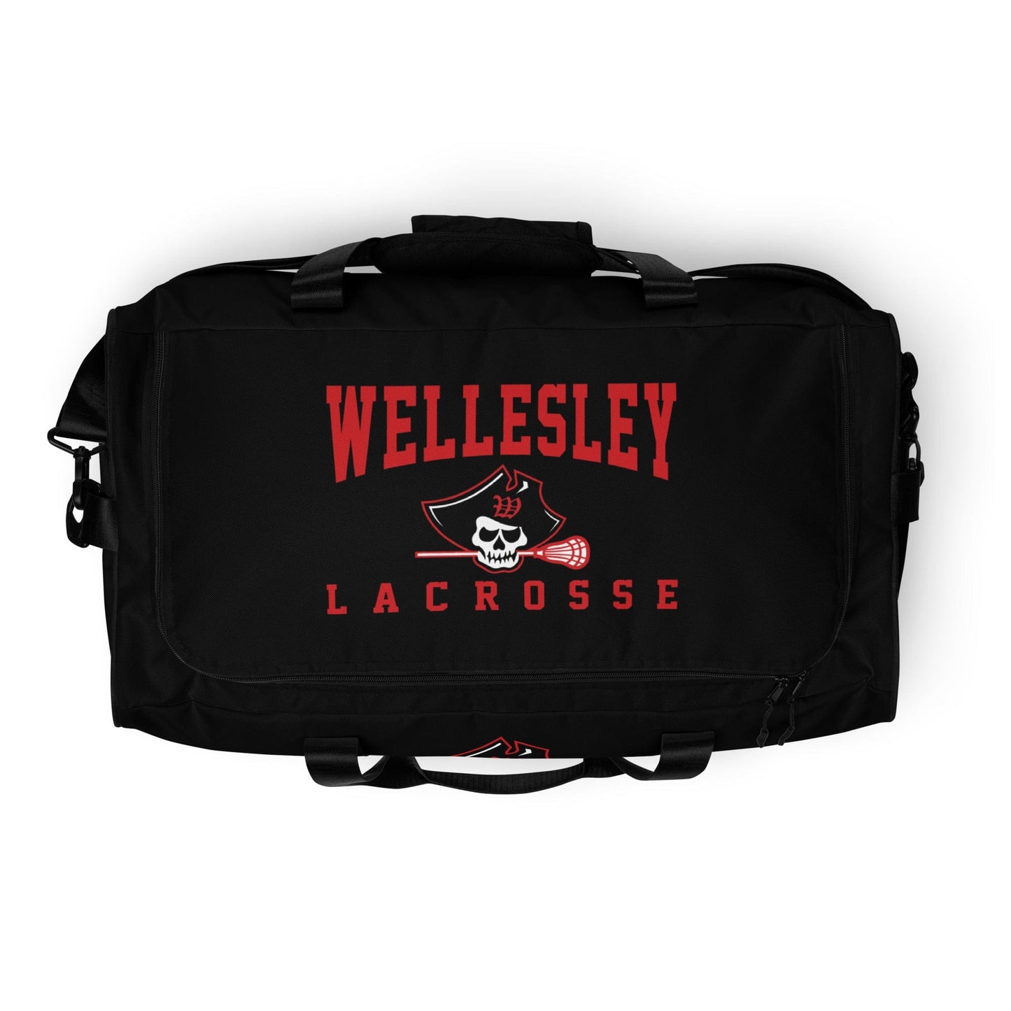 Wellesley Lacrosse Sideline Duffel Bag Signature Lacrosse