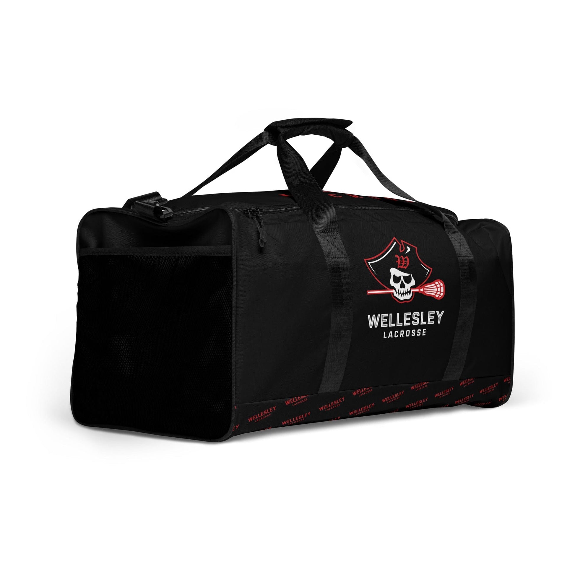 Wellesley Lacrosse Sideline Duffel Bag Signature Lacrosse