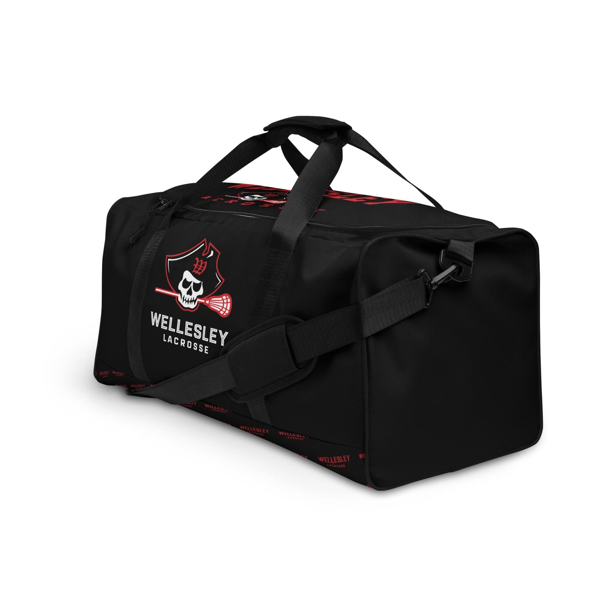 Wellesley Lacrosse Sideline Duffel Bag Signature Lacrosse