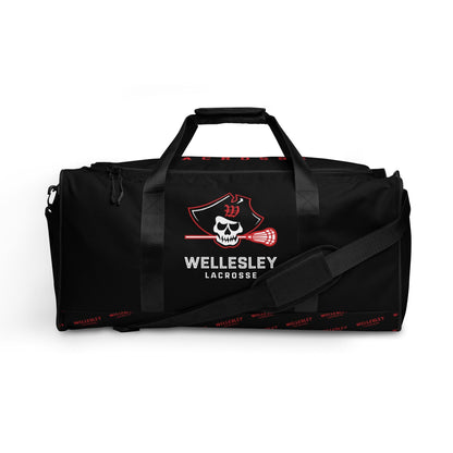 Wellesley Lacrosse Sideline Duffel Bag Signature Lacrosse