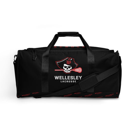 Wellesley Lacrosse Sideline Duffel Bag Signature Lacrosse