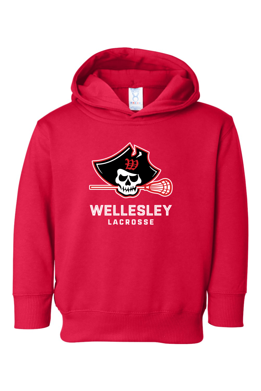 Wellesley Lacrosse Toddler Fleece Hoodie Signature Lacrosse