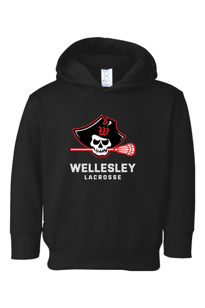 Wellesley Lacrosse Toddler Fleece Hoodie Signature Lacrosse