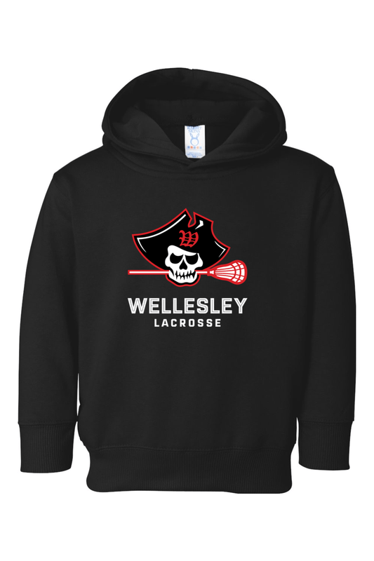 Wellesley Lacrosse Toddler Fleece Hoodie Signature Lacrosse